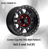Vision 5 lug center cap