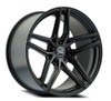 Set 4 20" Select Shadow Satin Black 20x9 Wheels 5x112  20mm Rims