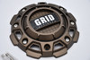GRID Offroad GD-56-CAP MBZ matte bronze wheel center cap 7.875 inch replacement for GD1 through GD13 5 lug and 6 lug truck and SUV wheels.