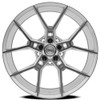 22" Select Alpine Gloss Silver Brushed 22x10.5 Wheel 5x120  20mm Rim