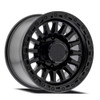 17" Arena Trophy 17x9 8x6.5 0mm Satin Black Wheel For Chevy GMC Ram Ford Rim