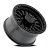 17" Arena Trophy 17x9 8x6.5 0mm Satin Black Wheel For Chevy GMC Ram Ford Rim