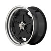 20" American Racing Vintage VN511 Salt Flat 20x9.5 5x4.75 0mm Black Diamond Rim