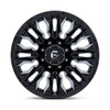 20" Fuel 1PC D803 Flame 20x9 8x6.5 20mm Gloss Black Milled Wheel Truck Rim