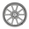 18" American Racing Vintage VN510 Draft 18x8 5x4.5 Vintage Silver Diamond 0mm