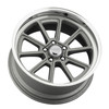 18" American Racing Vintage VN510 Draft 18x8 5x4.5 Vintage Silver Diamond 0mm
