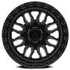 Set 4 20" Arena Hustle 20x10 8x170 -18mm Satin Black Center Glossy Black Lip Rim