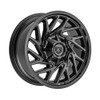 Set 4 17" Gear Off Road Sequence 769B 17x9 8x6.5 8x170 18mm Gloss Black Wheels