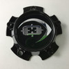 Vision 421 Cannibal Gloss Black 5 Lug Center Cap 5x5 C421GB-55