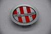 Silver wheel center cap