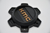 KMC Matte Black Bronze Logo Wheel Center Cap Hub Cap T164H145-6-H30-S6 6.75"