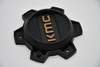 KMC Matte Black Bronze Logo Wheel Center Cap Hub Cap T164H145-6-H30-S6 6.75"