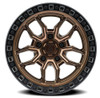 20" Arena Hustle 20x9 5x5 1mm Wheel Smoked Bronze Center Satin Black Lip Rim