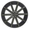 DUB  S121 Shot Calla 22x9 5x4.5 Matte Black Double Dark Tint Wheel 22" 38mm