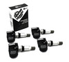 Set 4 TPMS Sensors 433Mhz Metal Stem fits 12-16 Fiat 500