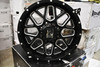 XD XD820 Grenade 22x12 6x5.5 Satin Black Milled Wheel 22" -44mm For Chevy GMC