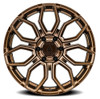22" Arena Cobra 22x10 6x135 -18mm Smoked Bronze Tint Clear Wheel Lifted Rim
