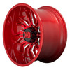 XD XD858 Tension 20x10 5x5.0 Candy Red Milled Wheel 20" -18mm Rim