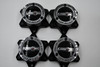 Vision Matte Black Wheel Center Cap Hub Cap C394PLMB-6V 5.875" 6 Lug Bolt on