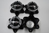 Vision Matte Black Wheel Center Cap Hub Cap C394PLMB-6V 5.875" 6 Lug Bolt on