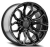 Set 4 22" Arena Cobra 22x10 6x5.5 15mm Satin Black Wheels Truck SUV Rims