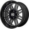 20" XD XD850 Cage 20x10 Gloss Black Milled 5x5.5 Wheel -18mm Rim