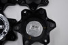 Vision Gloss Black Wheel Center Cap Hub Cap C394PLGB-6VX4 5.875" Vision Fury 6 Lug Bolt On