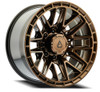 Set 4 20" Arena 20x10 8x180 -18mm Battle Smoked Bronze Tint Clear Lifted Wheels