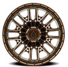 Set 4 22" Arena Battle 22x10 8x180 -18mm Smoked Bronze Tint Clear Truck Rims