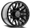 22" Arena Battle 22x10 8x180 -18mm Satin Black Wheel Lifted For Chevy GMC Rim