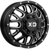 XD XD843 Grenade Dually 20x8.25 8x200 Gloss Black Milled - Front Wheel 20" 127mm