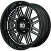 XD XD850 Cage 20x9 8x6.5 Gloss Black Milled Wheel 20" 18mm Rim