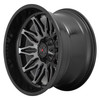 XD XD859 Gunner 22x12 5x5 5x5.5 Gloss Black Machined Gray Tint Wheel 22" -44mm
