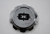 Vision 390 Empire Chrome Black Logo Center Cap C390-5V 7.5 Inch Replacement