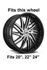 Azara 24 inch wheel center cap