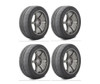Set 4 245/40R18 Kumho Tires Ecsta V730 Radial Tires 2454018 DOT Competition 97W