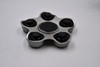 Aftermarket Silver/Black Center Wheel Center Cap Hub Cap PD-CAPSX-5025(6547) 5.5" Blank No Logo
