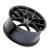 18" Kraze Evolve Gloss Black 18x8.5 Wheel 5x112 40mm Rim KR196-8845GB40