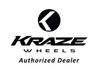 Set 4 18" Kraze Evolve Gloss Black Machined 18x8.5 Wheels 5x112 40mm Rims