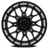 Set 4 22" Arena Violator Satin Black 22x12 Wheels 8x6.5 -44mm Truck SUV Rims