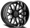 20" Arena Violator Gloss Black Milled 20x10 Wheel 8x180 -18mm A117200018N01816