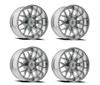 Set 4 20" Arena Violator Milled & Polished 20x10 Wheels 8x180 -18mm Truck Rims