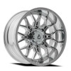 Set 4 22" Arena Violator Milled & Polished 22x12 Wheels 8x6.5 -44mm Truck Rims