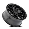 Set 4 22" Arena Battle Glossy Black 22x12 Wheels 6x5.5 -44mm Truck SUV Rims