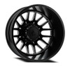 20" Arena Dually Thunder Rear Satin Black 20x8.25 Wheel 8x210 -220mm Rim