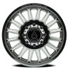 20" Arena Dually Rival Front Milled Polished 20x8.25 Wheel 8x6.5 105mm Rim