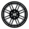 XD XD850 Cage 20x9 6x135 Gloss Black Milled Wheel 20" 0mm Rim