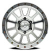Set 4 20" Arena 20x9 6x5.5 0mm Ammo Bright Machine Zinc Bolts Wheels Truck Rims