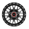 XD XD842 Snare 20x10 5x5 5x5.5 Gloss Black Gray Tint Wheel 20" -18mm Rim