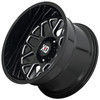 XD XD849 Grenade 2 22x12 6x5.5 Gloss Black Milled Wheel 22" -44mm Rim